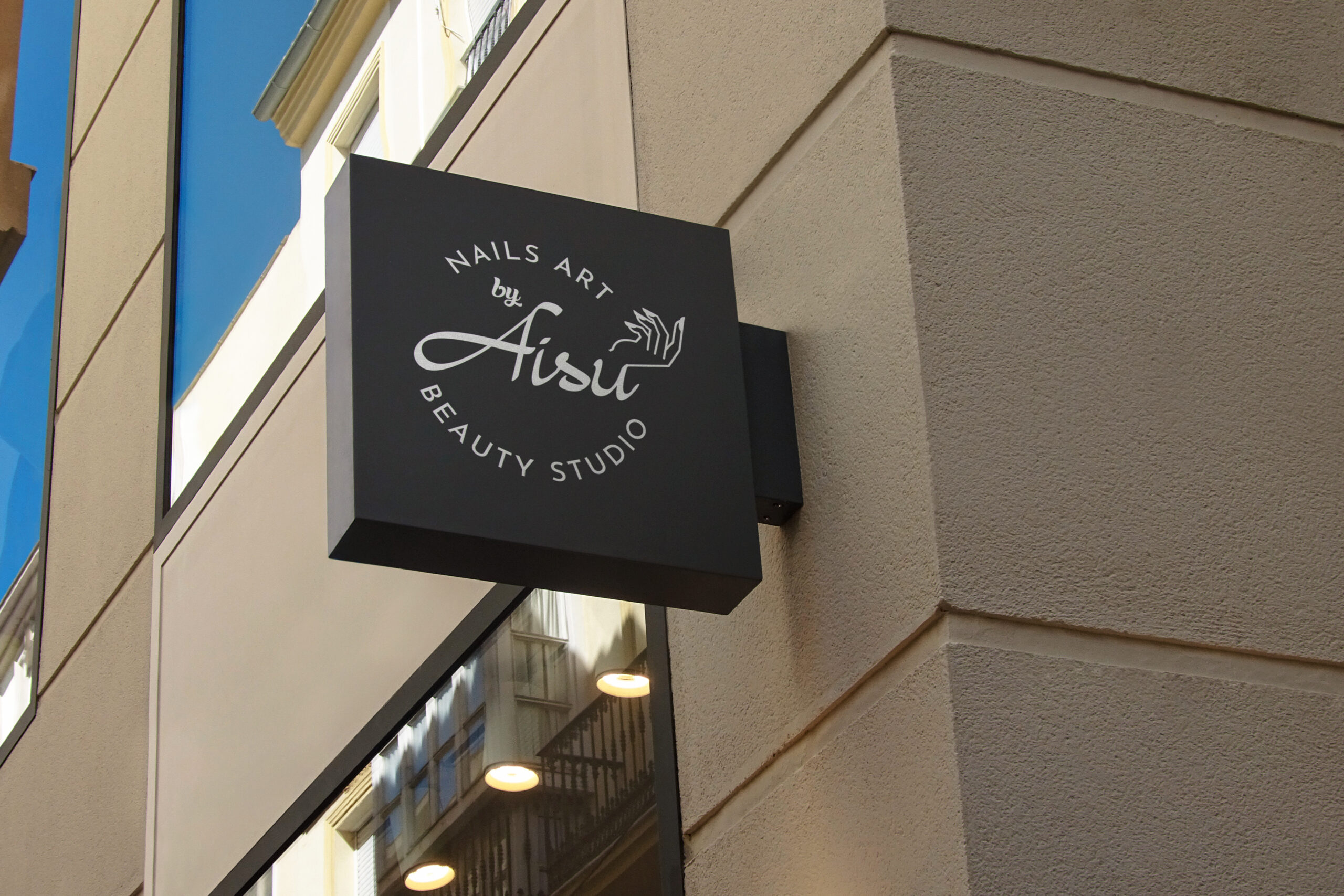 Aisu Nail Art Studio Logo design